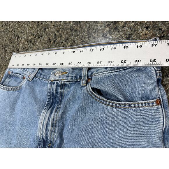 Vintage Levis 550 Jeans Men Size 36 Light Blue Relaxed Fit 100% Cotton Mid Rise - Picture 4 of 10